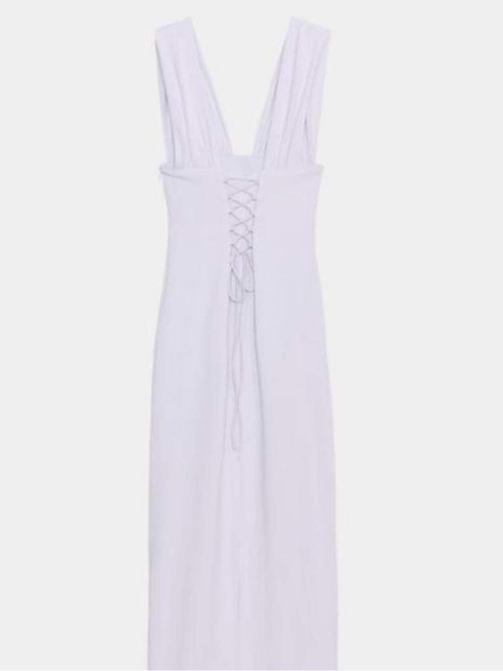 Zara Lavender Deep V Maxi Dress - Picture 6 of 6